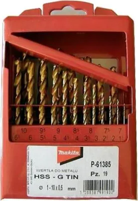 Immagine prodotto di Makita P-61385 - Kit di frese per metallo HSS-G 19 pezzi Makita