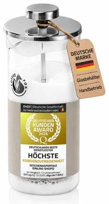 Produktbild von Glasmilchpuffer - Manual Französisch Presse 450 ml