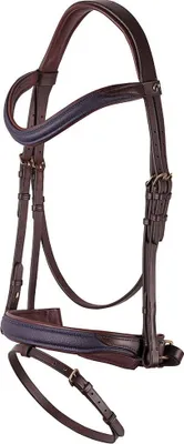 Obrázek produktu pro Harry's Horse Havana Navy Snaffle Brown Cob Brown Cob