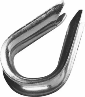 Image de Cosse galvanisée Plastimo argent 8 mm argent 8 mm