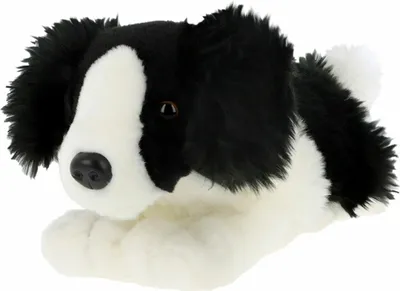 Produktbild von Pluschtier Welpe Border Collie Hund - weicher Pluschstoff - hochwertiges Stofftier - 35 cm