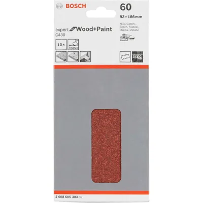 Obrázek produktu pro Bosch 2 608 605 303, 186 mm, 93 mm, červený