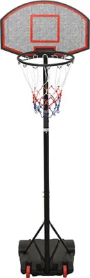 Produktbild von vidaXL Basketballständer Schwarz 216-250 cm Polyethylen