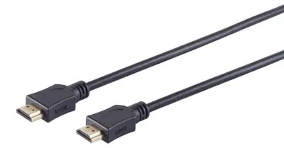 Produktbild von S-conn Anschlusskabel, HDMI Stecker/Stecker, 4K, 1,5m, schwar