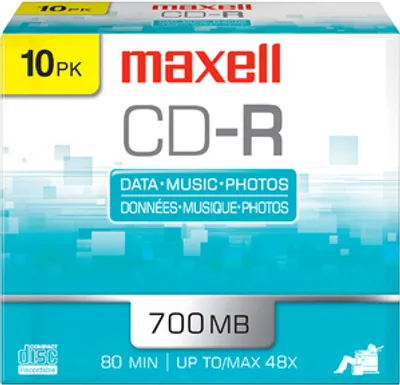 Produktbild von Maxell CD-R80 XL II 700MB Audio-CD-R, 700 MB, 80 min, 1 Stück