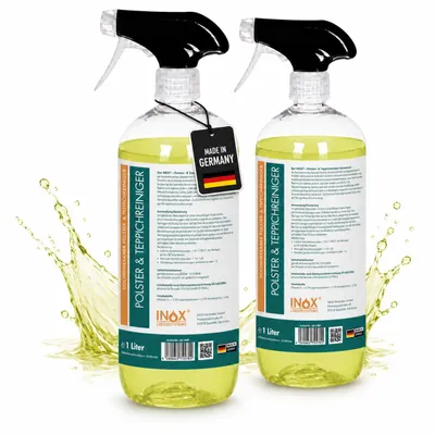 Produktbild von INOX® 2x1L Polster- & Teppichreiniger Konzentrat – Kraftvolle Tiefenreinigung für Textilien, KI-generiertes Bild