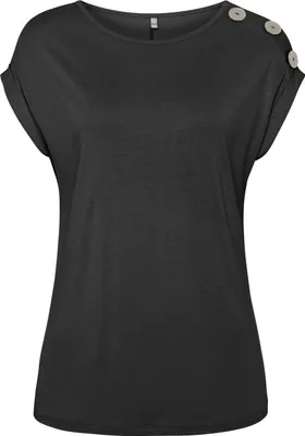 Produktbild von Buffalo Kurzarmshirt schwarz Größe 40/42
