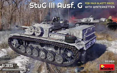 Produktbild von Stug III Ausf.G 1:35 Modellbausatz mit Fotoätzteilen 1943