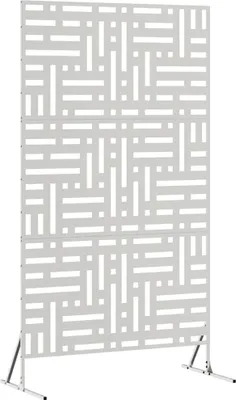 Obrázek produktu pro vidaXL Paraván šedý 100 x 50 x 180 cm ocelový