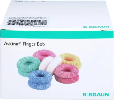 Produktbild von Askina Finger Bob farbig Fingerschnellverband, 5 St. Binde