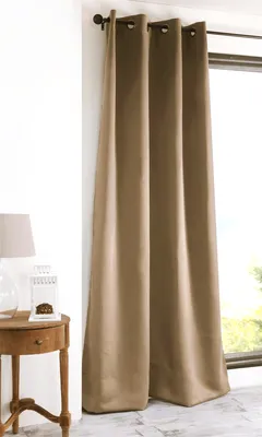 Immagine prodotto di Design 91 135x250 Tenda Parisa beige oscurante in tinta unita con occhielli