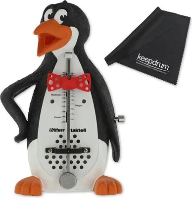 Produktbild von Wittner Metronom Pinguin mechanisches Taktell mit Tuch