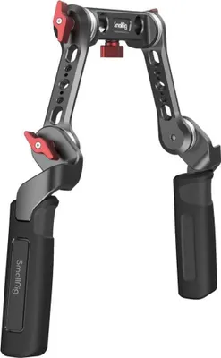 Produktbild von SmallRig 2002D, Griff, Schwarz, Rot, Aluminium, Gummi, Edelstahl, 1/4-20", 330 mm, 32 mm