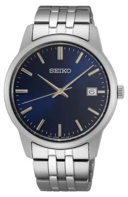 Image de Seiko SUR399P1 Montre à quartz pour hommes bleue