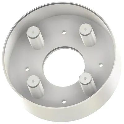 Image de Support TP-LINK avec cache-câbles pour appareils compatibles des séries EAP 6x et 7x, pour fixation au mur ou au plafond, de couleur blanche