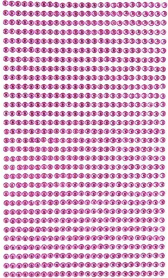 Zdjęcie produktu dla Kryształki samoprzylepne 3mm 806szt Pink