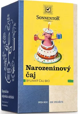 HERBATKA ZIOŁOWA URODZINOWA (HAPPY BIRTHDAY) BIO (18 x 1,5 g) 27 g - SONNENTOR