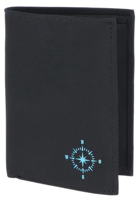 Immagine prodotto di oxmox portafoglio New Cryptan RFID Protect Kombibörse Windrose 2.0 Print Cyan Black nero