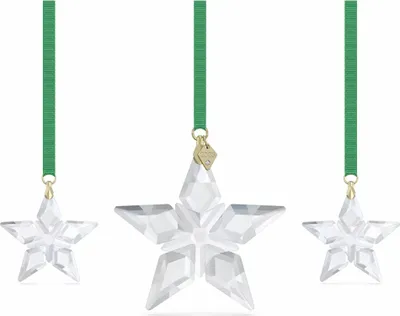 Zdjęcie produktu dla Swarovski ANNUAL EDITION ORNAMENT 3 er SET 2023 Sterne Set Weihnachtssterne  5649776