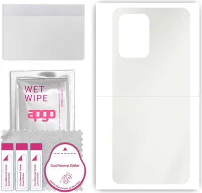 Produktbild von apgo Rückseite Schutzfolie, Matt, kompatibel mit Xiaomi Redmi Note 11T Pro, Hinten Hydrogel-Displayschutzfolie mit Positionierhilfe, kratzfest, einfache Montage