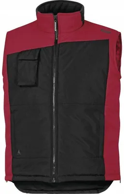 Produktbild von Delta Plus FIDJI3 Isolierte Arbeitsweste schwarz-rot XXXL