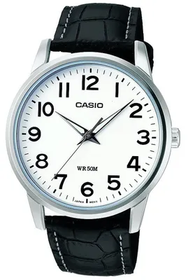 Image de Casio montre homme MTP-1303PL-7BVEF blanc montre cuir