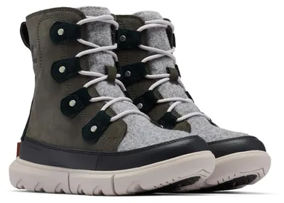Productafbeelding van Sorel Explorer II Joan WP, waterdichte winterlaarzen voor dames, grijs (Jet x Vapo)