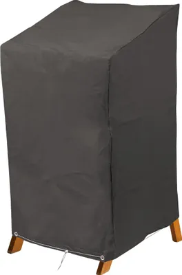 Produktbild von Abdeckung für Gartenmöbel, wasserabweisende  Schutzhülle, einfache Abdeckhaube für Terrassenmöbel, 100% Polyethylen (für 4 Stapelstühle: ca. 68 x 68 x 120 cm (BxTxH), anthrazit)