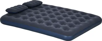 Obrázek produktu pro Air Bed Double Air Matrace S Ruční Pumpou A Polštářem, Modrá, 203X152X22Cm