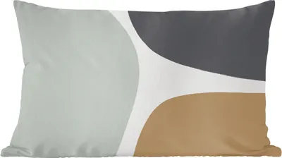 Produktbild von MuchoWow® Zierkissen Sofakissen Wohnzimmer Dekokissen 50x30 cm Pastell - Minimalismus - Gestaltung - Wohnzimmerdekoration - Polster mit Photo
