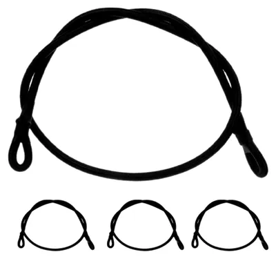 Produktbild von 4 Stück Elastische Befestigungsseile aus Nylon und Latex für Trampolinnetz und Matte mit Sicherheitsverschluss