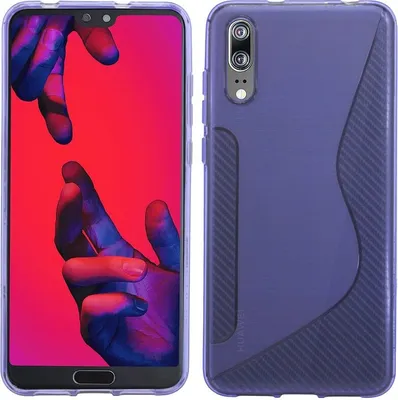 Immagine prodotto di Huawei P20 Custodia protettiva in silicone per telefoni cellulari Viola