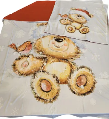 Produktbild von WINTERENGEL Wendebettwäsche Winterteddy Mikrofaser Flanell Einzelbett,
