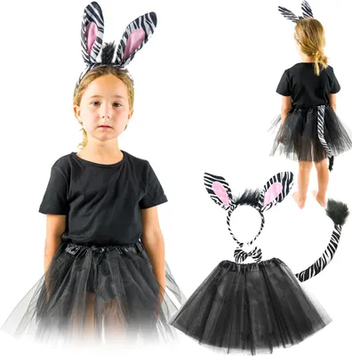 Obrázek produktu pro Zebra kostým pro dívky karneval kostým maškarní šaty strana