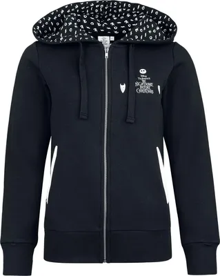 Produktbild von The Nightmare Before Christmas Kapuzenjacke Damen Jack Skellington schwarz L