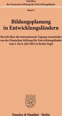 Produktbild von Bildungsplanung in Entwicklungsländern.