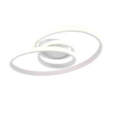 Image de Plafonnier LED SANSA 18 W, 4 000 K, 2 150 lm, métal blanc, dimensions : 17 x 53 x 43 cm, IP20, RL