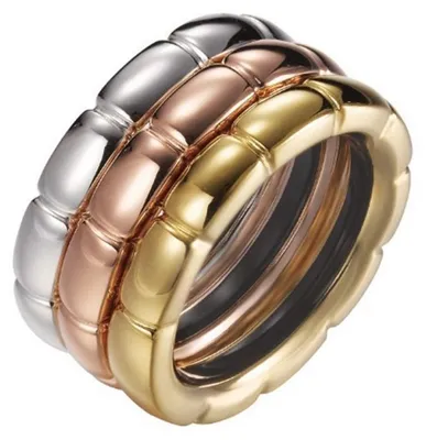 Produktbild von Joop Damen Ring Silber tricolor LIA JPRG90729A, Ringgröße:55 (17.5 mm Ø)