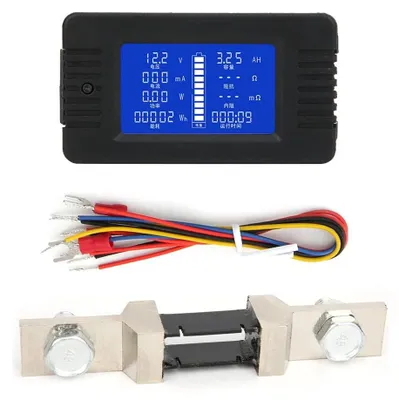 Productafbeelding van Batterijmonitor met LCD-display, Multifunctionele DC-Batterijtester