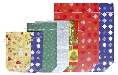 Produktbild von Weihnachtstragetasche für Sektflaschen - sortiert