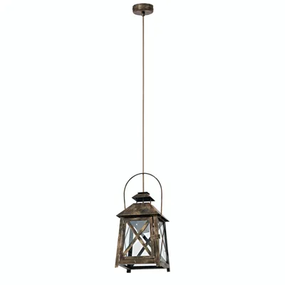 Immagine prodotto di Lampada a sospensione vintage rosso-oro