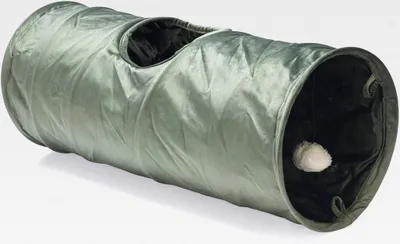 Produktbild von Katzentunnel Cylla, Katzenspielzeug, Grün, 65x25x25