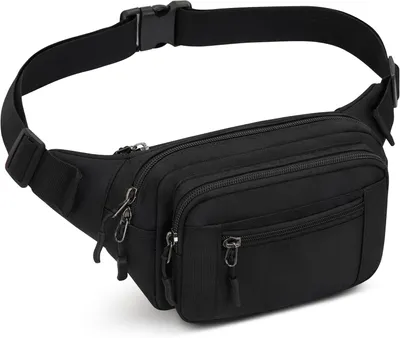 Produktbild von Gürteltasche wasserdicht, schwarz, 20x14x10 cm, Polyester, für Wandern