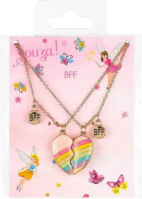 Image de Souza Set cadeau BFF coeur - 2 chaînes