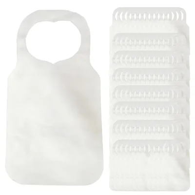 Imagen del producto de Omgoods - Juego de 100 baberos desechables para adultos