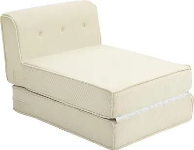 Produktbild von HOMCOM Bodensofa 2-in-1 Klappbar Schlafsofa mit Kordoptik für Wohnzimmer