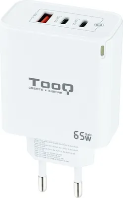 Produktbild von TooQ TQWC-GANQC2PD65WT, Drinnen, AC, Weiß
