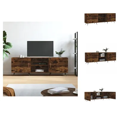 Immagine prodotto di mobile TV vidaXL rovere fumé 150x30x50 cm materiale a base di legno - Mobili TV