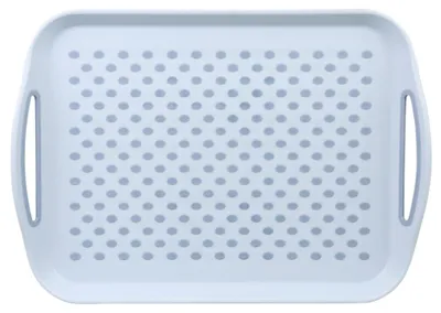 Produktbild von KESPER 77302 Serviertablett, "Rutsch-Stopp", blau, Kunststoff / Tablett / Frühstückstablett