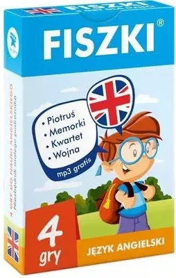 Zdjęcie produktu dla Angielski. Fiszki. 4 gry do nauki